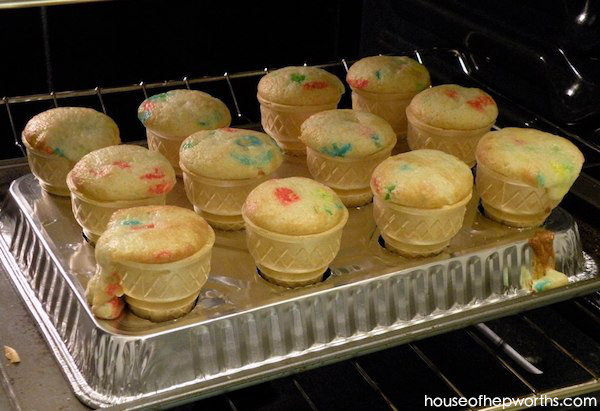 Ice Cream Cone Cakes - Nordic Ware cake tin recipe