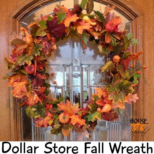 Dollar Store Wreath by House of Hepworths