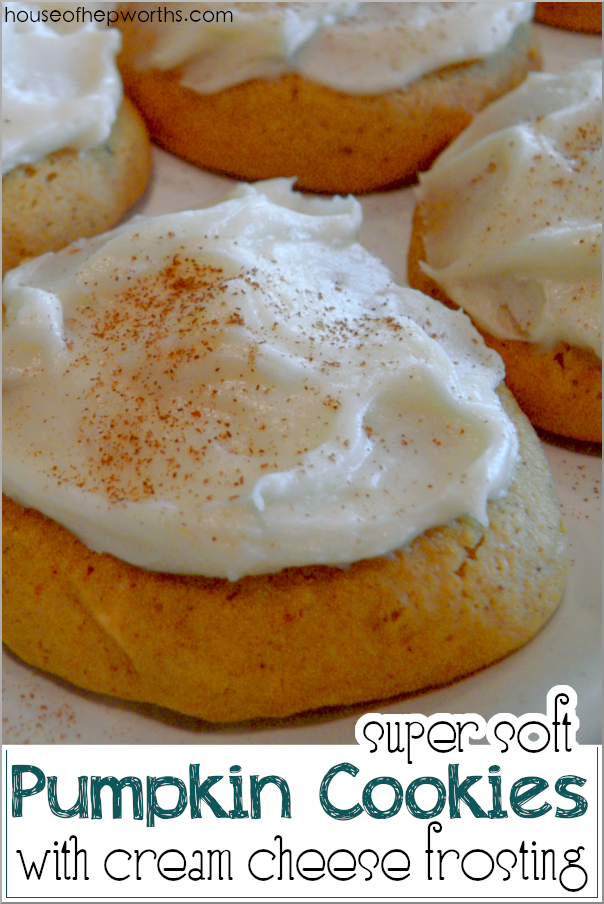 Pumpkin Cream Cheese Cookies - Domestically Speaking