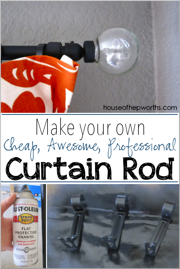 DIY curtain rod