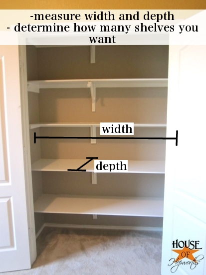 How To Install Shelves In A Closet House Of Hepworths