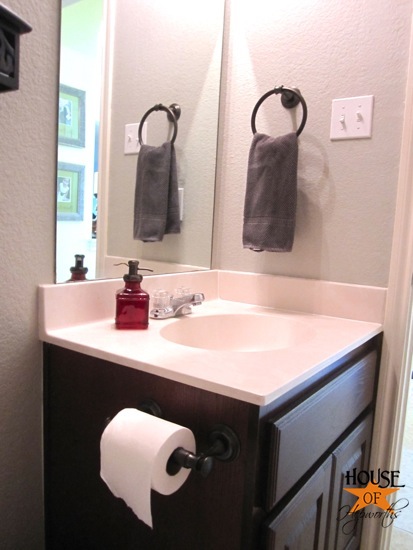 Installing a paper towel rack under a cabinet - House of Hepworths