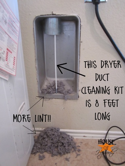 How to clean out a dryer vent – and when to do it