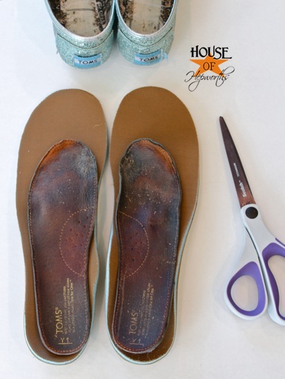 How to replace TOMS any shoes) insoles - of Hepworths