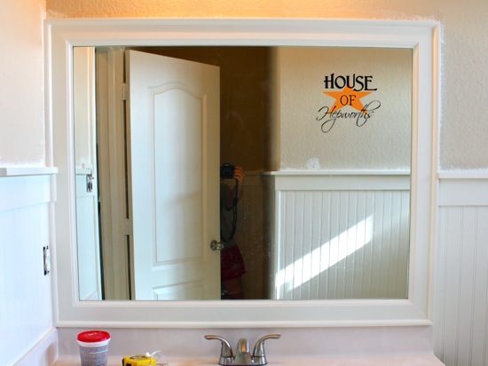 frame mirror with molding