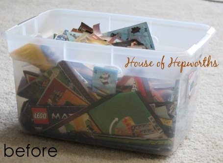 Lego booklet storage new arrivals