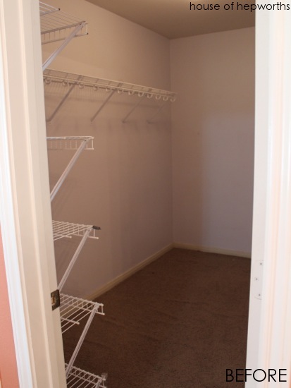 How to install shelves in a closet - House of Hepworths