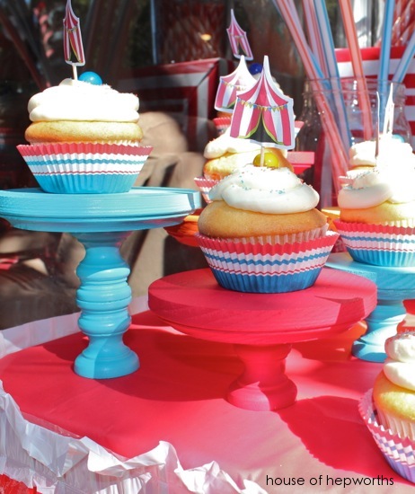 Carnival Themed Baby Shower A Photo Booth A Cupcake Stand