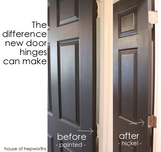 The PBNBBG door hinges on the new hinges - House of Hepworths