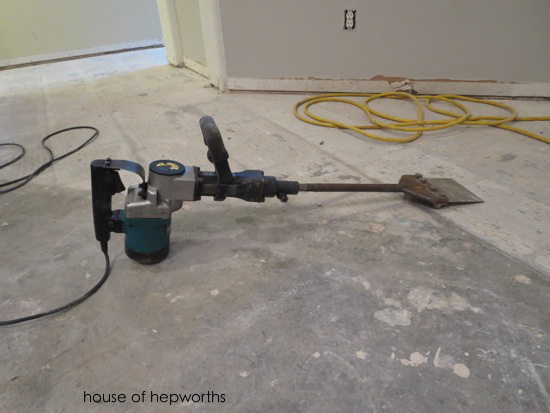 Remove Thinset From A Cement Foundation, Floor Tile Mastic Removal