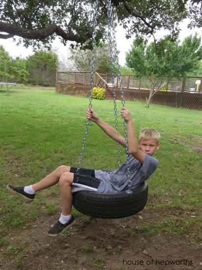 3-Rope Tire Swing - Kids