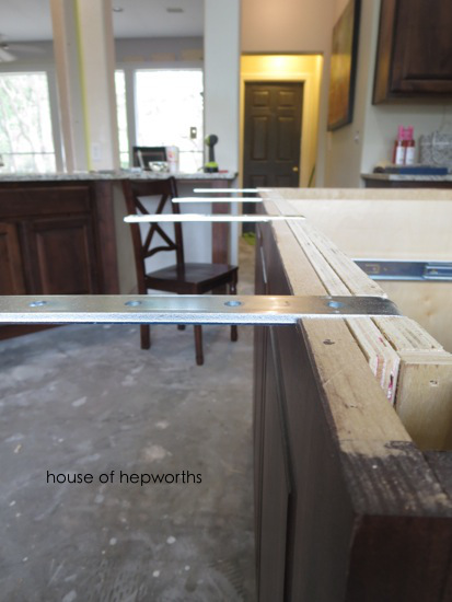 The Making Of A Kitchen Island House, Building A Kitchen Island With Overhang