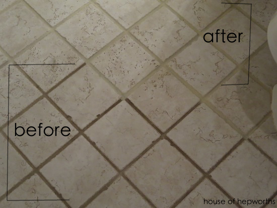 The Dirty Grout Miracle Cure House Of, Dirty Floor Tile Grout
