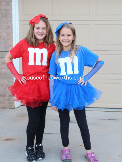 Easy DIY M&M Halloween Costume 