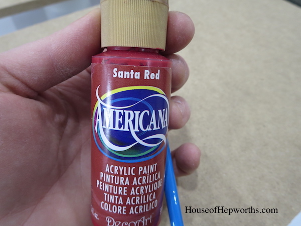 Americana 2 oz. Santa Red Acrylic Paint