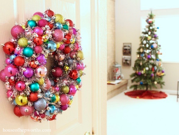 Jingle Bell Mini Wreath Ornament * sparkle living blog