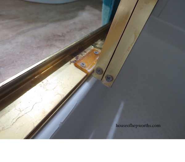 How to fix a sliding shower door guide House of Hepworths