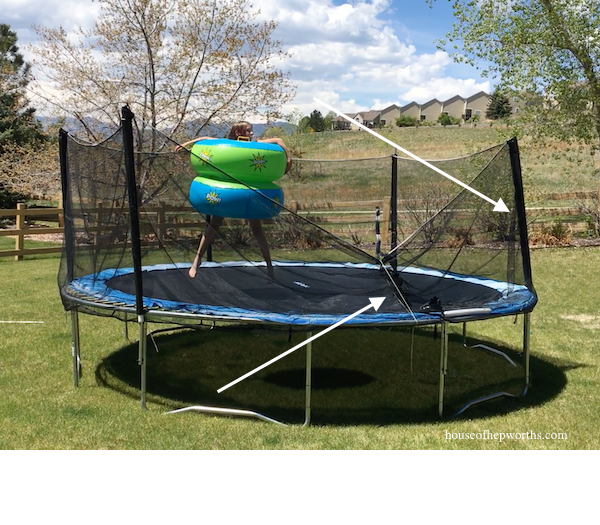 How fix broken trampoline poles - House of Hepworths