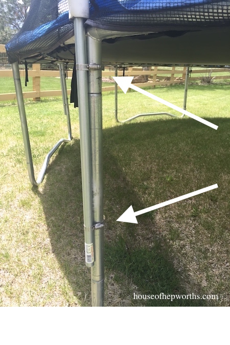 trampoline pole replacement