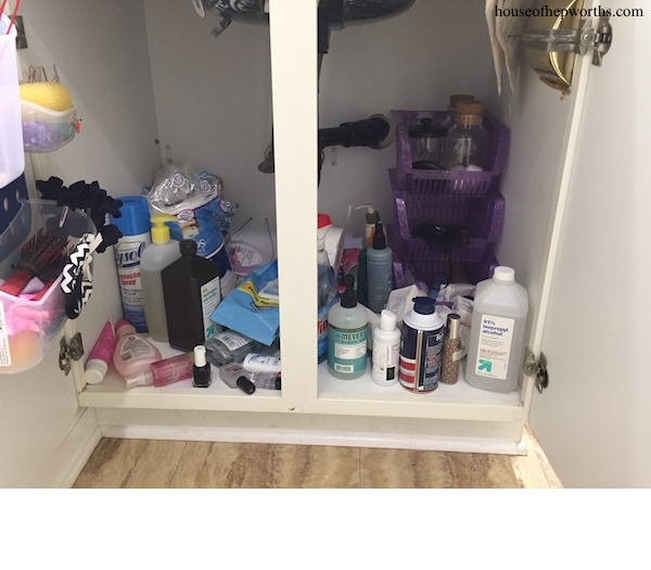 Need help organizing this mess of a bathroom cabinet. : r/organization
