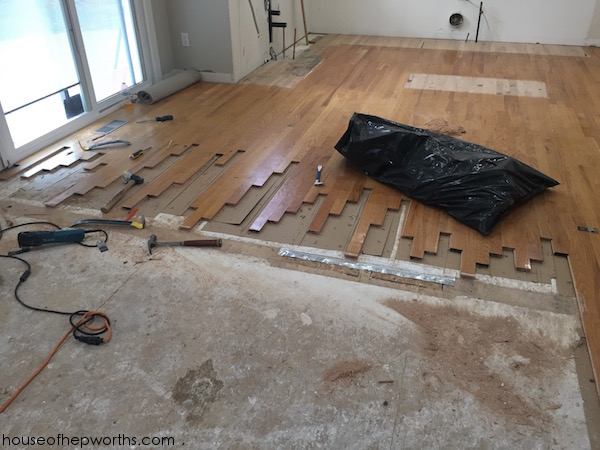 Refinishing Hardwood Floors Part 1, How To Add Hardwood Existing Floor