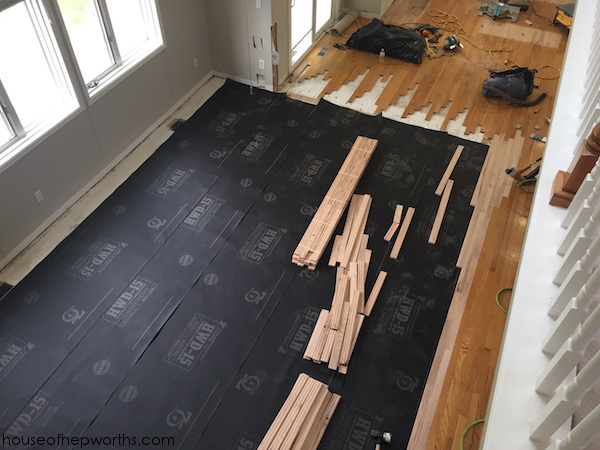 Refinishing Hardwood Floors Part 1, Weaving Hardwood Floors