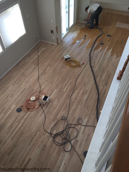 Refinishing Hardwood Floors Part 2 Sanding For Days House Of