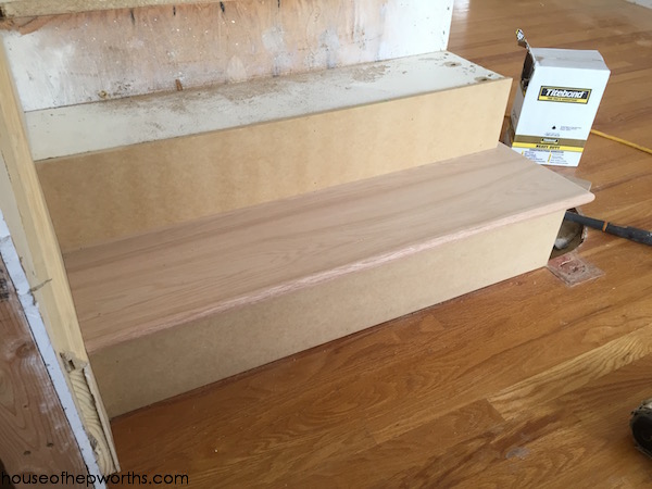 From Carpet To Wood, How To Install Laminate Flooring On Stairs With Overhang