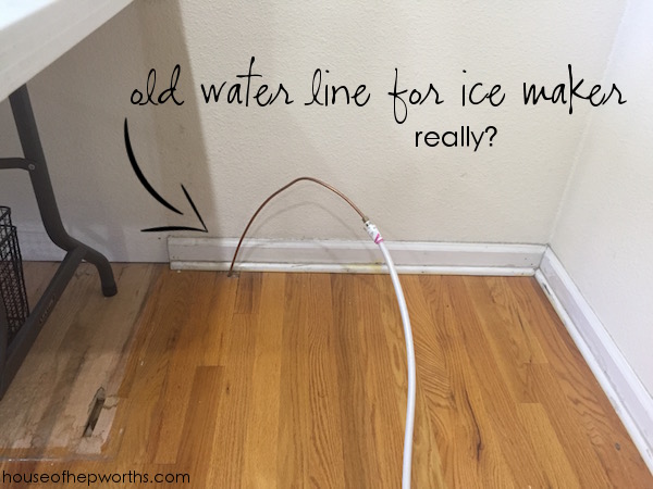 Refrigerator water line coming from basement below -   Community Forums