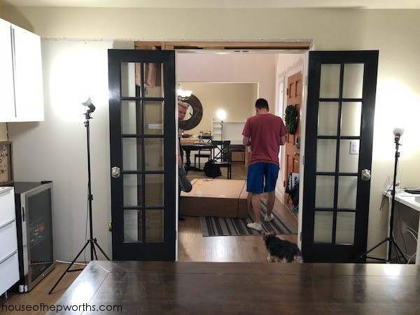 How To Add French Doors Close In A Wall House Of Hepworths