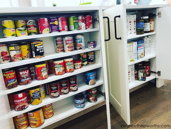 Create Custom Canned Goods Storage From, Ikea Cabinet Storage Shelf