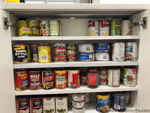 Storing Canned Goods