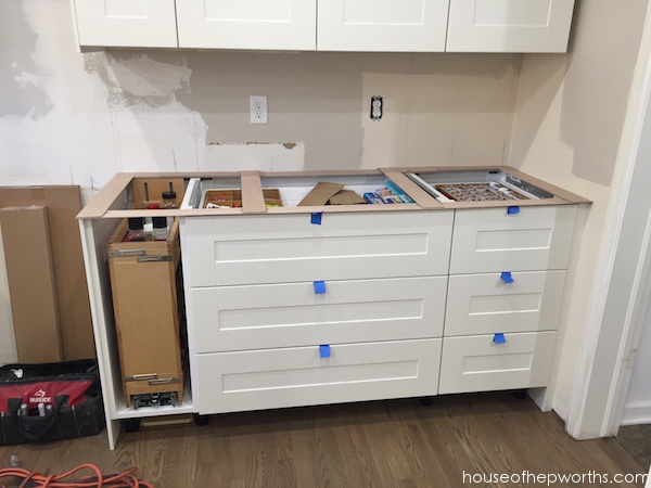 Installing Ikea Quartz Countertops, How To Support Countertop Over Dishwasher