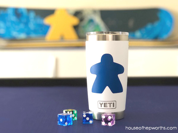 Personalizing a tumbler with custom vinyl - House of Hepworths