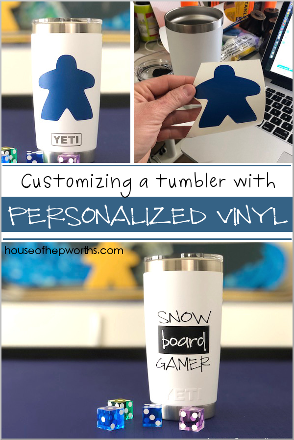 How to Personlaize a Yeti Tumbler with a Disney Monogram