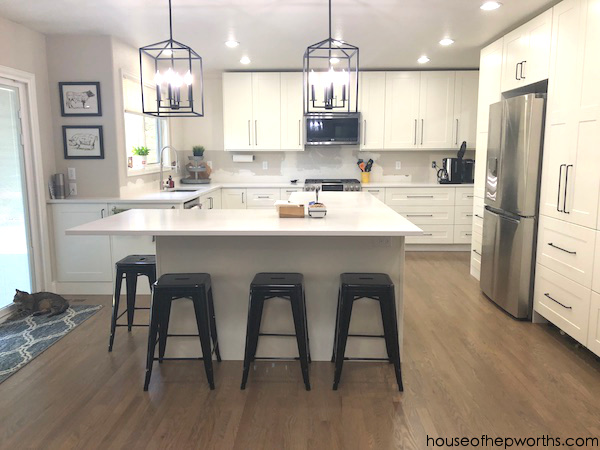 Installing New Pendant Lighting In Our, How To Install Lights Over Kitchen Island