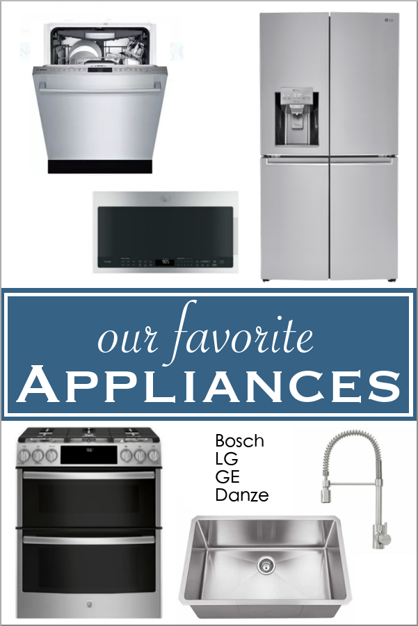 Our Favorite Appliances For Our New Kitchen Bosch Lg Ge Diying