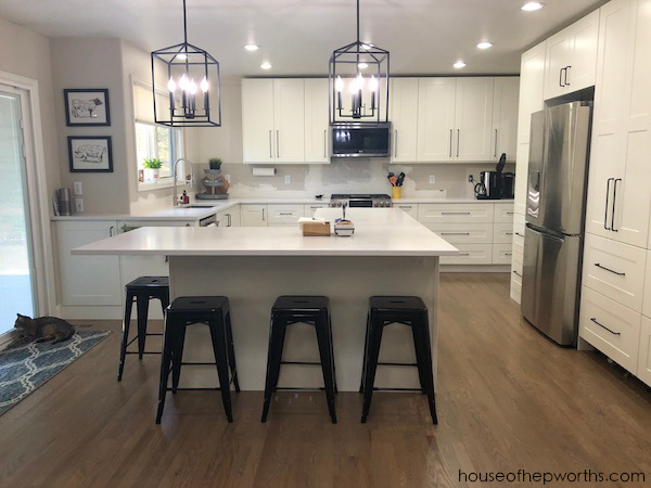 industrial farmhouse counter height stools