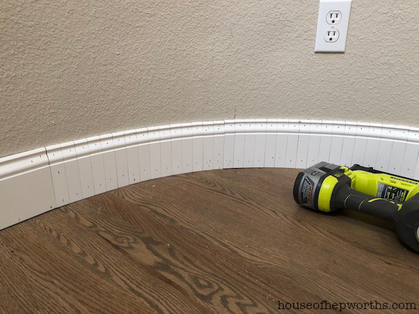 How To Bend A Baseboard Around A Tight Curve House Of